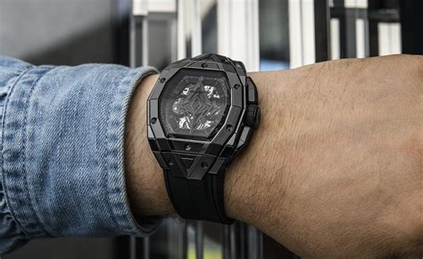 hublot sang bleu all black price|spirit of sang bleu limited edition.